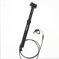 Zoom 30,9/31,6 X385MM MTB cuentagotas tija de sillín interior/exterior de 100MM bicicleta ajustable en altura de asiento