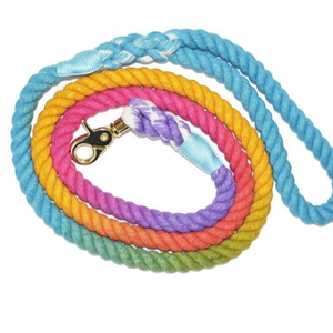 New Handmade Cotton Color Full Dog Collar and <b>Leash</b> Set - Product Image 1