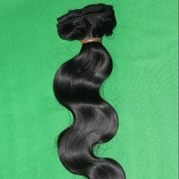 Unprocessed Wholesale Indian Virgin Body Wave Hair Weaving,No Tangle No Shedding
