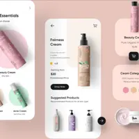 Продукты для ухода за кожей, приложение для электронной коммерции | Приложение для электронной коммерции на Android/IOS
