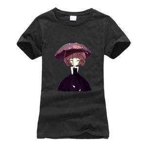 Camiseta de algodón de alta calidad para mujer 2024, camiseta de mezclilla de longitud corta con estampado de letras, logotipo de diseño deportivo a la moda, bordado de talla grande - Product Image 3