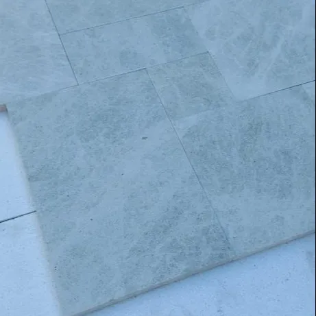 Commercio all'ingrosso pietra marmo Tundra grigio vendita calda a buon mercato fabbrica piscina Coping Bullnose lusso turco produttore artigianale