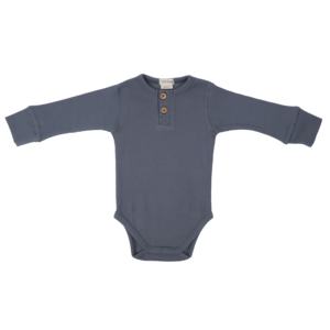 Body de manga larga de algodón orgánico para bebé, y Oekotex GOTS, 100% - Product Image 1