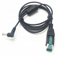 Cable USB con Conector DC en Ángulo Recto 5521 5525 a 12V para Impresora Epson
