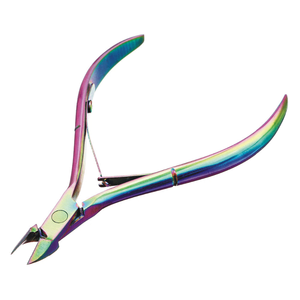 Instruments de beauté pour les ongles, instrument de manucure et de pédicure, ciseaux repousse les cuticules, en acier inoxydable, coloré, approuvé CE - Product Image 5