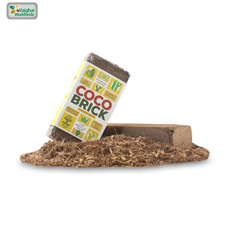 100% Natural Eco Friendly Bulk Coco Bricks Coir Peat from Reputed Seller