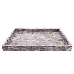 Plateau d'incrustation en os de créateur, rectangulaire, fait à la main, pour la maison, le Restaurant, l'hôtel, le mariage, plateau de transport de nourriture - Product Image 5