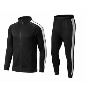 2021 calidad superior bajo MOQ nuevo estilo chaqueta de fútbol con pantalones chándal de fútbol uniforme de diseño personalizado - Product Image 5