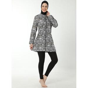 High Quality XS XXL <b>Sizes</b> Quick Dry Islamic Clothing Full Cover Modest <b>Tankinis</b> Cover up Adults Muslim Swimwear Breathable Print - Product Image 3