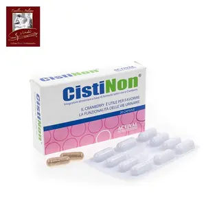 CISTINON อาหารเสริมการรักษาธรรมชาติของการติดเชื้อทางเดินปัสสาวะแครนเบอร์รี่และแลคติก Ferments20 Cps อิตาลีโปรไบโอติก