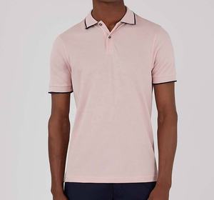 เสื้อยืดแขนสั้นผู้ชายสั่งทำขายส่ง ผ้าฝ้าย 100% สำหรับเสื้อโปโล พร้อมโลโก้พิมพ์และปักสำหรับกอล์ฟ - Product Image 2