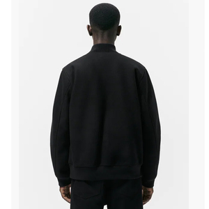 Veste d'hiver noire coupe-vent, doublure Orange, vente en gros, - Product Image 2