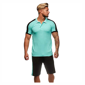 Ensemble d'été pour hommes, couleurs tendance, style haut de gamme, vêtements de sport personnalisés, coton léger, polaire, coupe-vent, respirant, séchage rapide - Product Image 1