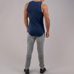 2024 camisetas sin mangas ligeras de gran tamaño para hombre, camisetas sin mangas de entrenamiento para gimnasio, estampado Formal transpirable de algodón y poliéster de alta calidad personalizado - Product Image 2