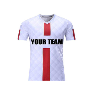 Uniformes de Fútbol para Hombre de Alta Calidad, 100% Poliéster, Nombre Personalizado, Logotipo Personalizado OEM, Técnica de Teñido de Prendas, Impresión por Sublimación Personalizada - Product Image 4