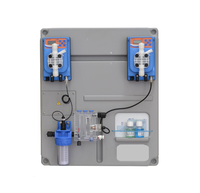 In Italien Hergestelltes PVC Elektrisch Verdrahtetes Kombiniertes Panel zur Chlor- und pH-Kontrolle Fortschrittliches Poolwasser-Reinigungssystem
