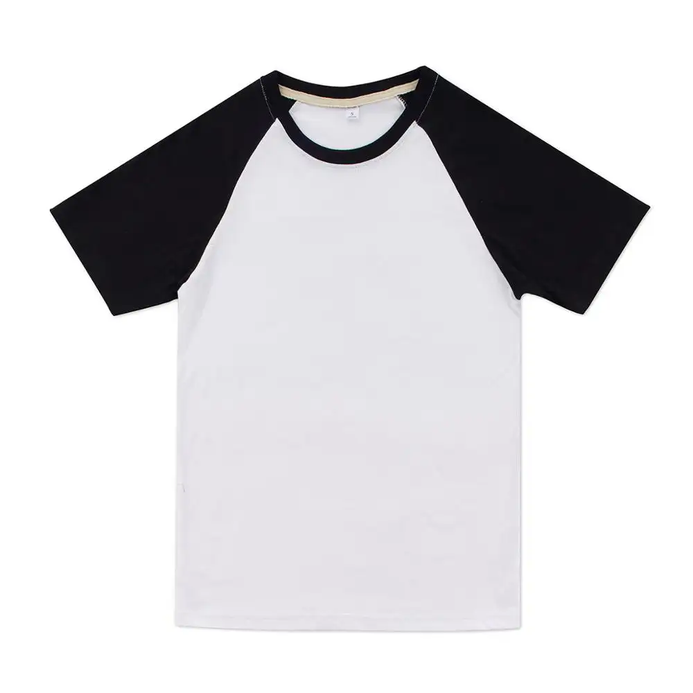 Aangepaste Afdrukken Op Katoenen T-Shirt Van Thailand Blanco 100% Katoen Smart Casual Jersey O-hals