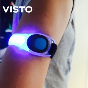 โรงแรมที่คุ้มค่าที่สุดอันดับ Super Bright แบตเตอรี่ดำเนินการ LED Armband สำหรับขี่จักรยาน - Product Image 1