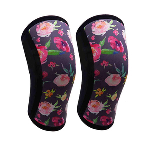 Custom Logo Powerlifting <b>Knee</b> <b>Compression</b> Sleeve 7mm Neoprene Fitness Pads Weightlifting <b>Knee</b> <b>Support</b> Brace Protector Silicone - Product Image 1