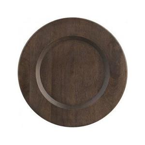 Assiette de chargeur en bois de qualité exclusive Forme ronde de conception simple sous la plaque pour une utilisation dans les hôtels et les restaurants - Product Image 1