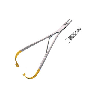 Makieu KOCHER TC — porte-aiguille, en acier inoxydable, de haute qualité, 14cm/51/2 "S/S, Instruments chirurgicaux, livraison gratuite - Product Image 1