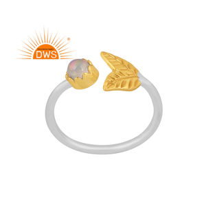 Bague de conception de queue de poisson en opale éthiopienne naturelle en argent sterling fin pour femmes fabricant de bijoux - Product Image 1