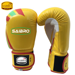 Logotipo personalizado profesional 8oz 16oz cuero de vaca PU cuero sintético MMA guantes de entrenamiento Kick Boxing empuñaduras artes marciales boxeo - Product Image 1