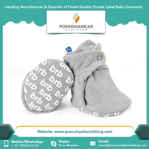 Botas de invierno para bebé, botines de algodón orgánico 100%, diseño personalizado, Unisex - Product Image 5