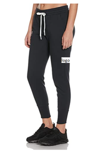 Jogging en molleton pour femmes 80% coton, pantalons en cuir importés de Polyester, coupe décontractée à fermeture, lavable à la Machine, 20% - Product Image 3