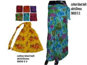 Long Chiffon 100% Silk Floor-Length Skirt Dress Floral Print Embroidery Bohemian Beach Wrap Gypsy Cover <b>Belt</b> Hippie Clothing - Product Image 6