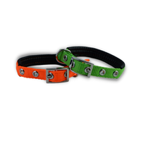 Collier pour animal de compagnie en cuir, taille réglable 1.5 Cm, bon prix, en gros, accessoire de luxe avec plumes, sans Support, pour chiens et chats, offre spéciale