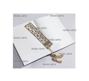 Marcapáginas de Hierro de Diseño Antiguo, Hecho a Mano, Color Dorado, Forma de Flor, Marcapáginas de Biblioteca para Proveedor Mayorista - Product Image 5