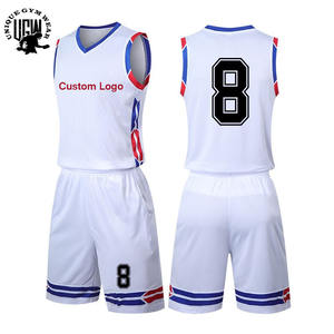 Camiseta de Baloncesto para Hombre, Estampado por Transferencia de Calor, Nailon/Cachemira, Transpirable, de Secado Rápido, Ajuste Atlético, Media Manga, con Cordón - Product Image 2