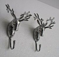 Heetverkopende groothandel wilde dieren wandmontage aluminium kapstokken kledingorganizer voor badkamer woonkamer kleding