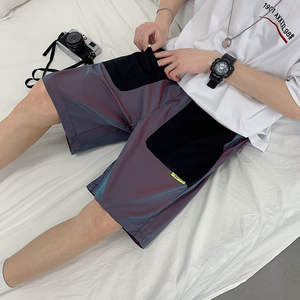 <b>Mens</b> Colorblock <b>Utility</b> <b>Shorts</b> Streetwear Multi Pocket Drawstring Waist Loose Fit Summer Casual Trendy Fashion <b>Shorts</b> - Product Image 2