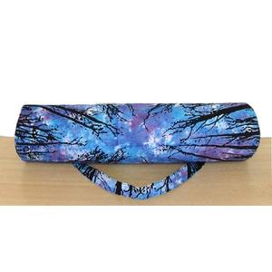 Sac de tapis de yoga en toile écologique imperméable élégant et fonctionnel avec double bandoulière imprimée personnalisée de haute qualité pour les vêtements - Product Image 5