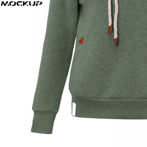 Sweat à capuche oversize pour femme, décontracté, en polaire, sweat à capuche de sport, imprimé graphique, personnalisé, sweat à capuche d'hiver, vente en gros OEM - Product Image 6