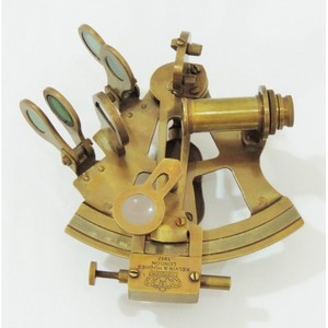 גרמני פליז ימי לניווט הספינה טכניקה מלוטשת מתכת מלוטשת עם מגן עץ הסיטונאי - Product Image 6