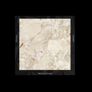 Crema de impresión de inyección de tinta aleatoria 60x60cm piso de porcelana azulejo de mármol aislamiento térmico baño cocina hogar Interior directo Foshan - Product Image 1