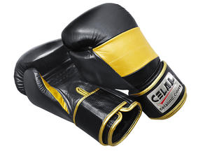 Guantes de Boxeo de Artes Marciales para Adultos, Personalizables, de Cuero Genuino Duradero, Negros, de 8oz, 6oz, 12oz, 16oz, 14oz, 10oz, con Inyección de Alta Densidad - Product Image 4
