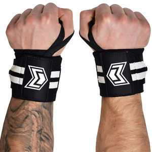 Muñequeras de calidad superior para levantamiento de pesas culturismo muñequeras tirantes Banco prensa entrenamiento muñequeras accesorios de gimnasio - Product Image 3