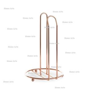 Porte-mouchoirs en métal fait main avec base en bois, porte-serviettes de table pour hôtel, restaurant, salle à manger, à bon prix en Inde - Product Image 2