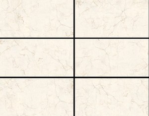 Carreaux muraux en porcelaine blanche brillante modernes 300x600 mm, design solide poli, résistant aux acides, antibactérien pour l'intérieur des hôtels - Product Image 3