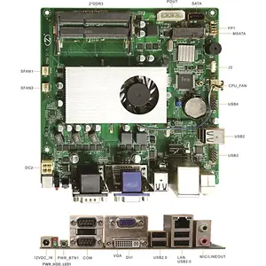 Tertanam Game Papan Utama dengan CPU Intel AMD A6-5200 Combo