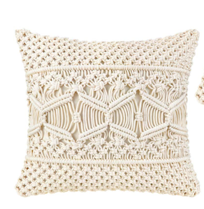 Macrame almohada cubierta tejida a mano Macrame almohada cubierta - Product Image 1