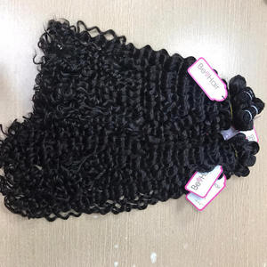 ที่มีคุณภาพสูงเวียดนามเวอร์จินเรมี่มนุษย์ต่อผมลึกหยักรวมกลุ่มเครื่องคู่ผ้าในราคาขายส่ง - Product Image 5