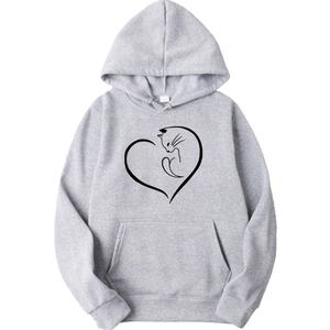 Sudadera con Capucha Unisex Personalizada de Alta Calidad, Color Sólido con Bolsillo, Bordada, Estilo Urbano, 100% Algodón Felpa, 320g para Invierno - Product Image 2