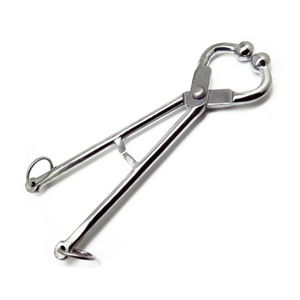 High Quality Stainless Steel Direct Factory Manufacturing Cow Nose And Bull Nose Holder With Customised Chain Length - Product Image 1