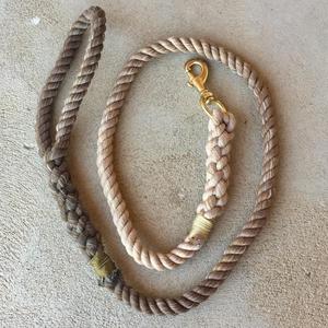 Tan Ombre Rope Dog <b>Leash</b> - Product Image 1