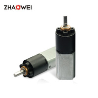 Moteur CC à couple élevé Zhaowei 20 mm 12 V, moteur à engrenages CC à faible régime avec boîte de vitesses planétaire pour serrure de coffre électrique de voiture